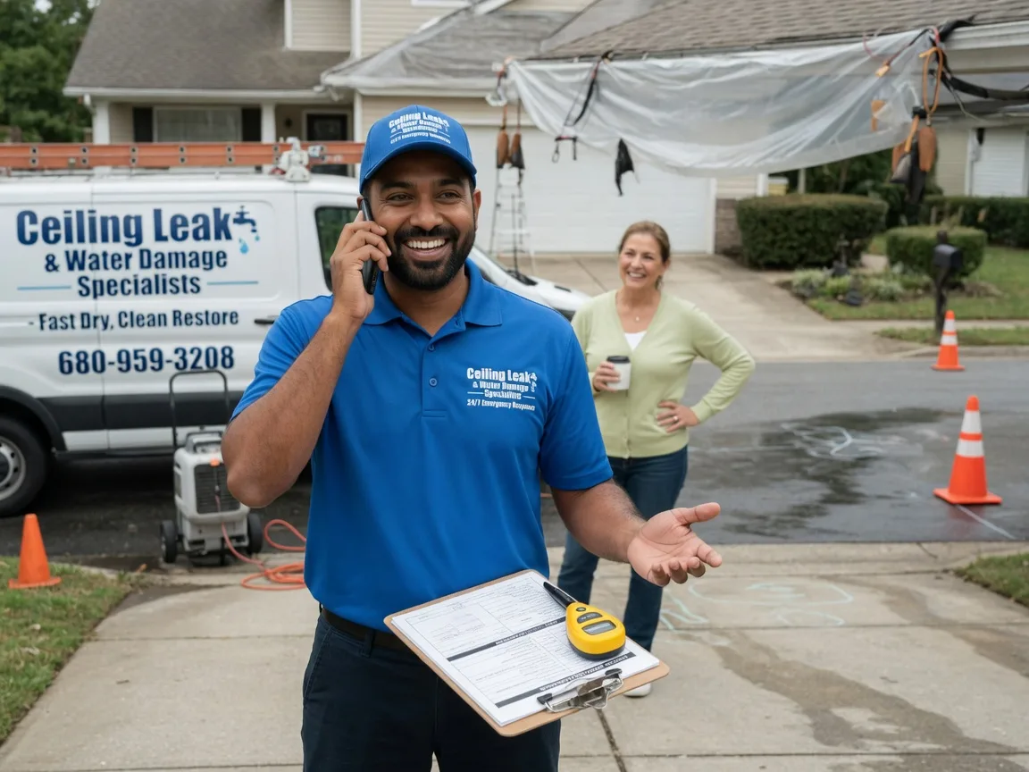 Ceiling Leak Cleanup Spencer, WV FAQs
